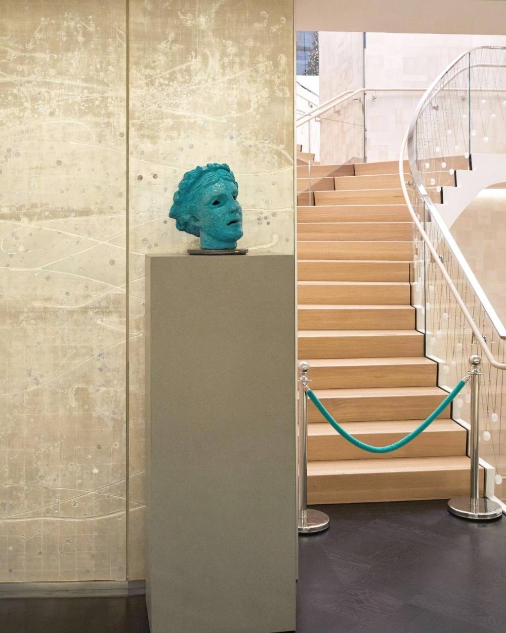 Head of Thalia II (Tiffany Blue)