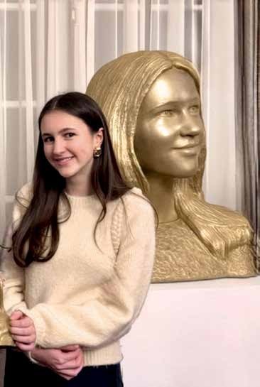 Kore III with Sofia Petrides at the Permanent Mission of Greece to the United Nations, New York